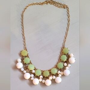 Francescas necklace green & white